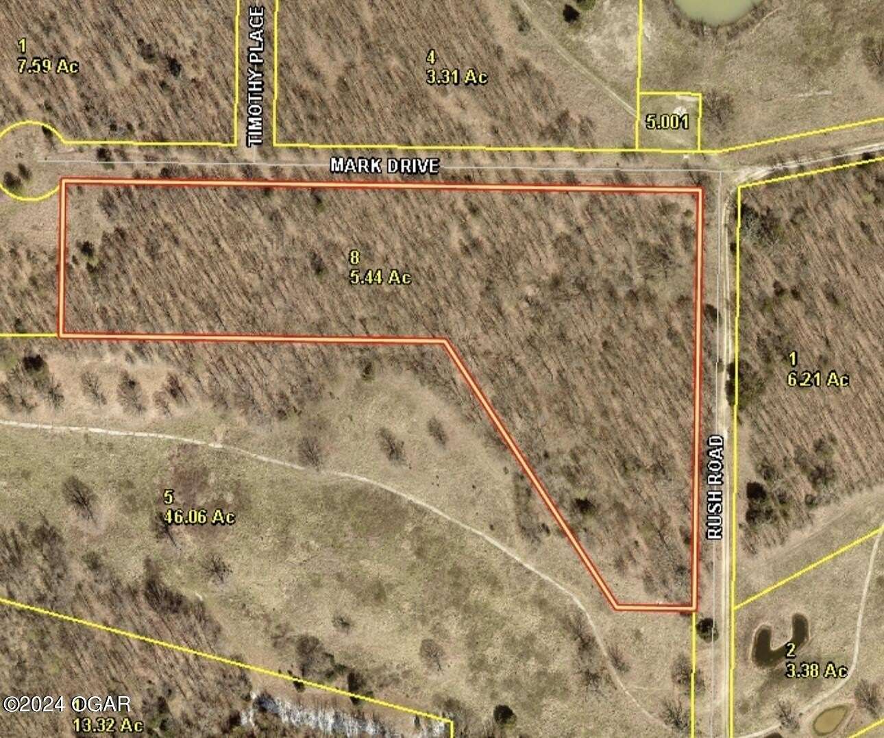 5 Acres of Agricultural Land for Sale in Loma Linda, Missouri