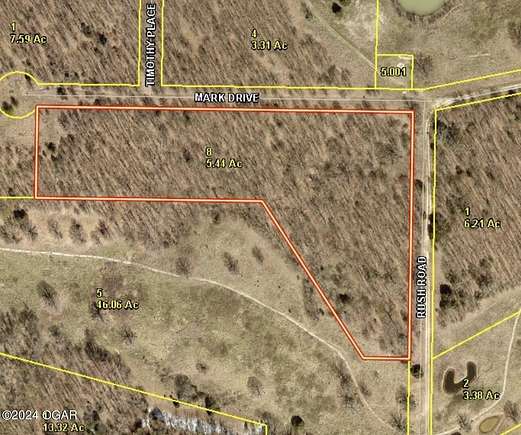 5 Acres of Agricultural Land for Sale in Loma Linda, Missouri