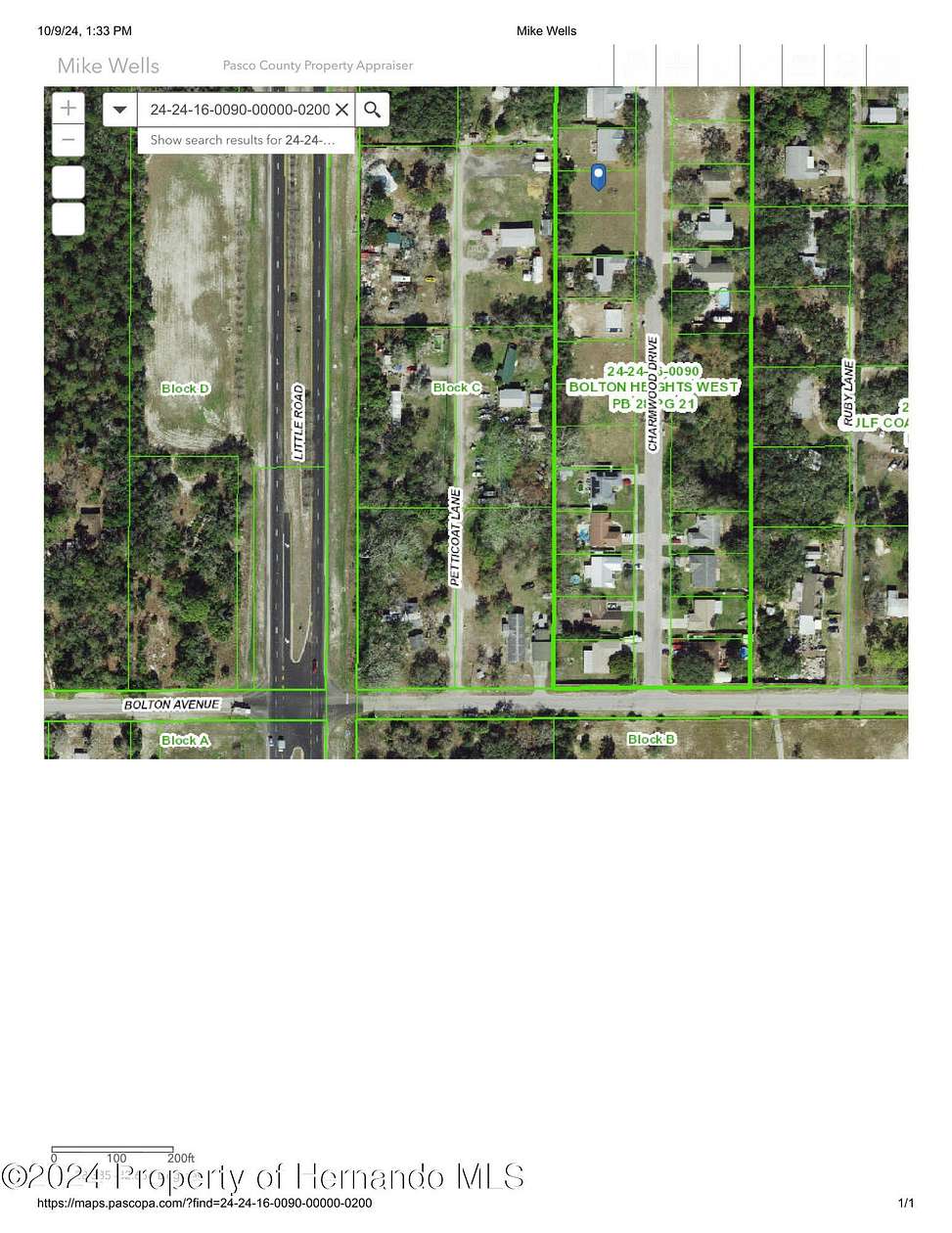 0.21 Acres of Residential Land for Sale in Hudson, Florida