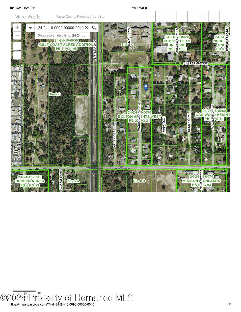 0.21 Acres of Residential Land for Sale in Hudson, Florida