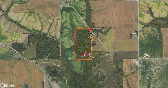 80 Acres of Recreational Land for Sale in Fairfield, Iowa