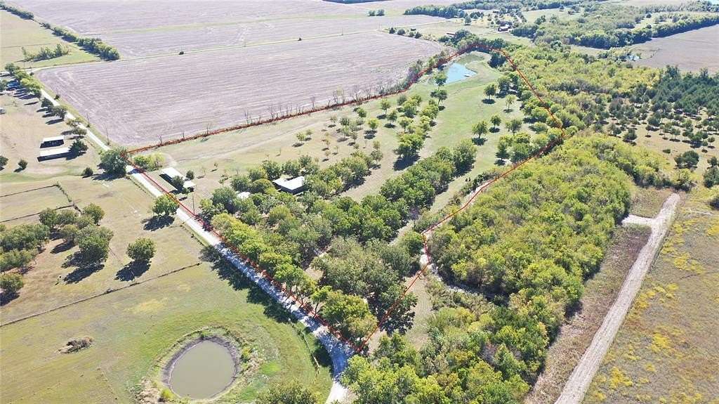 17.69 Acres of Land with Home for Sale in Leonard, Texas