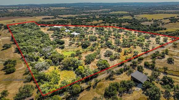 32.62 Acres of Land with Home for Sale in Hye, Texas