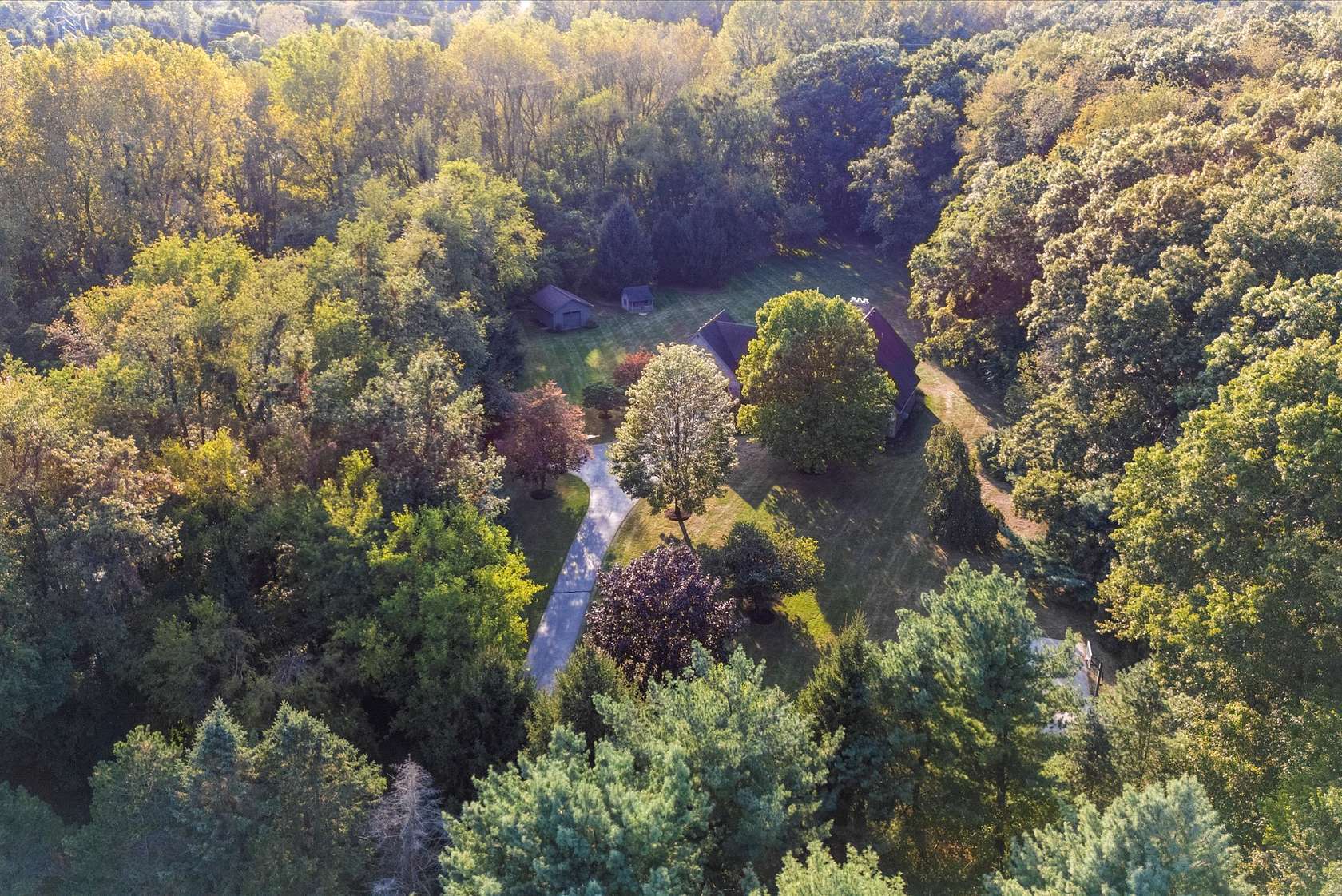 14 Acres of Recreational Land with Home for Sale in Swanton, Ohio