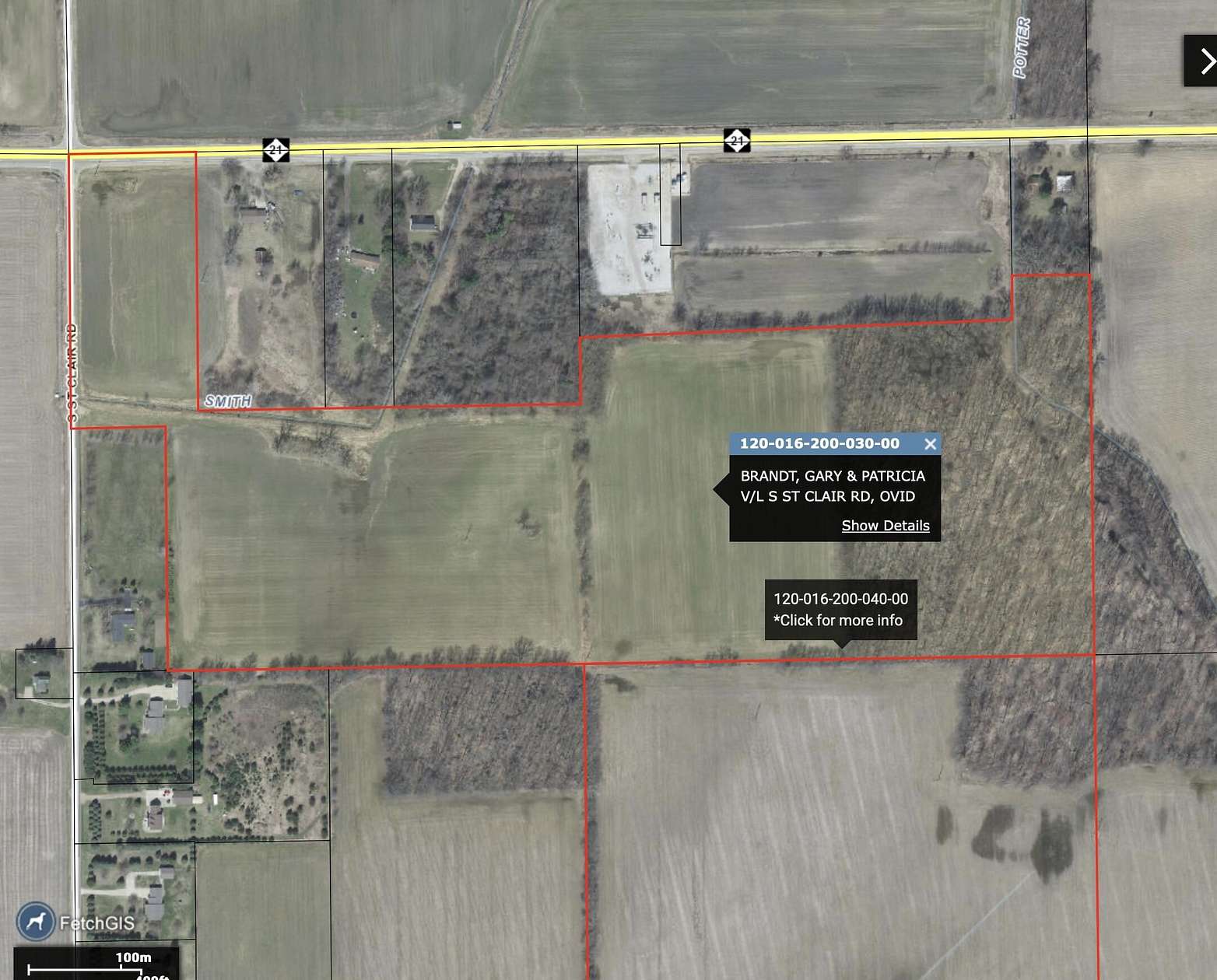 47.41 Acres of Agricultural Land for Sale in Ovid, Michigan