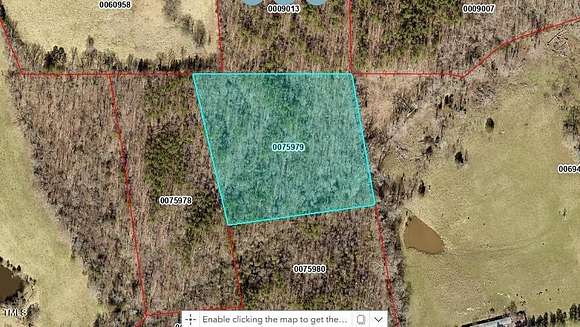 4.86 Acres of Residential Land for Sale in Goldston, North Carolina