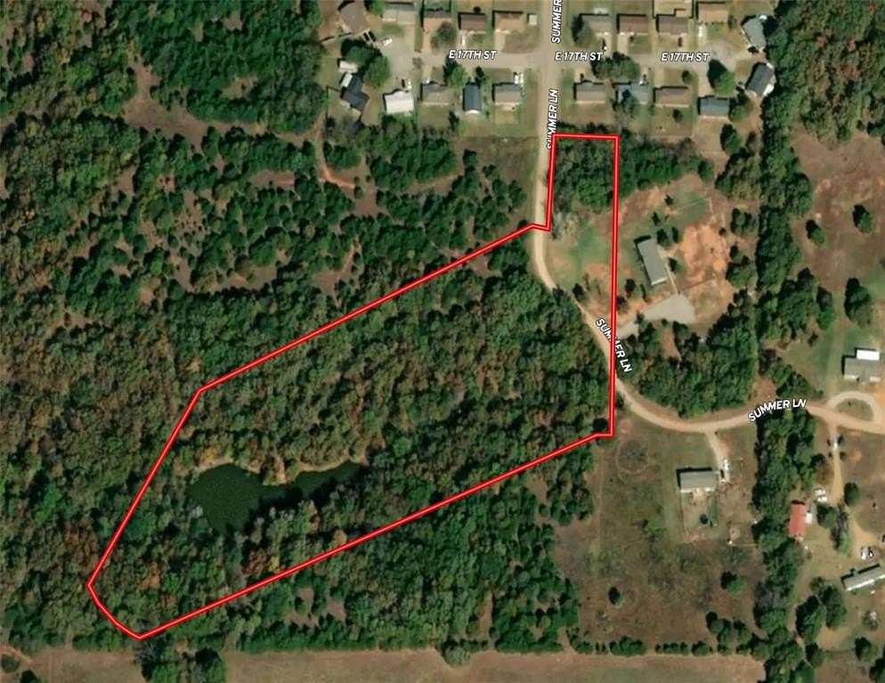 9.5 Acres of Residential Land for Sale in Chandler, Oklahoma