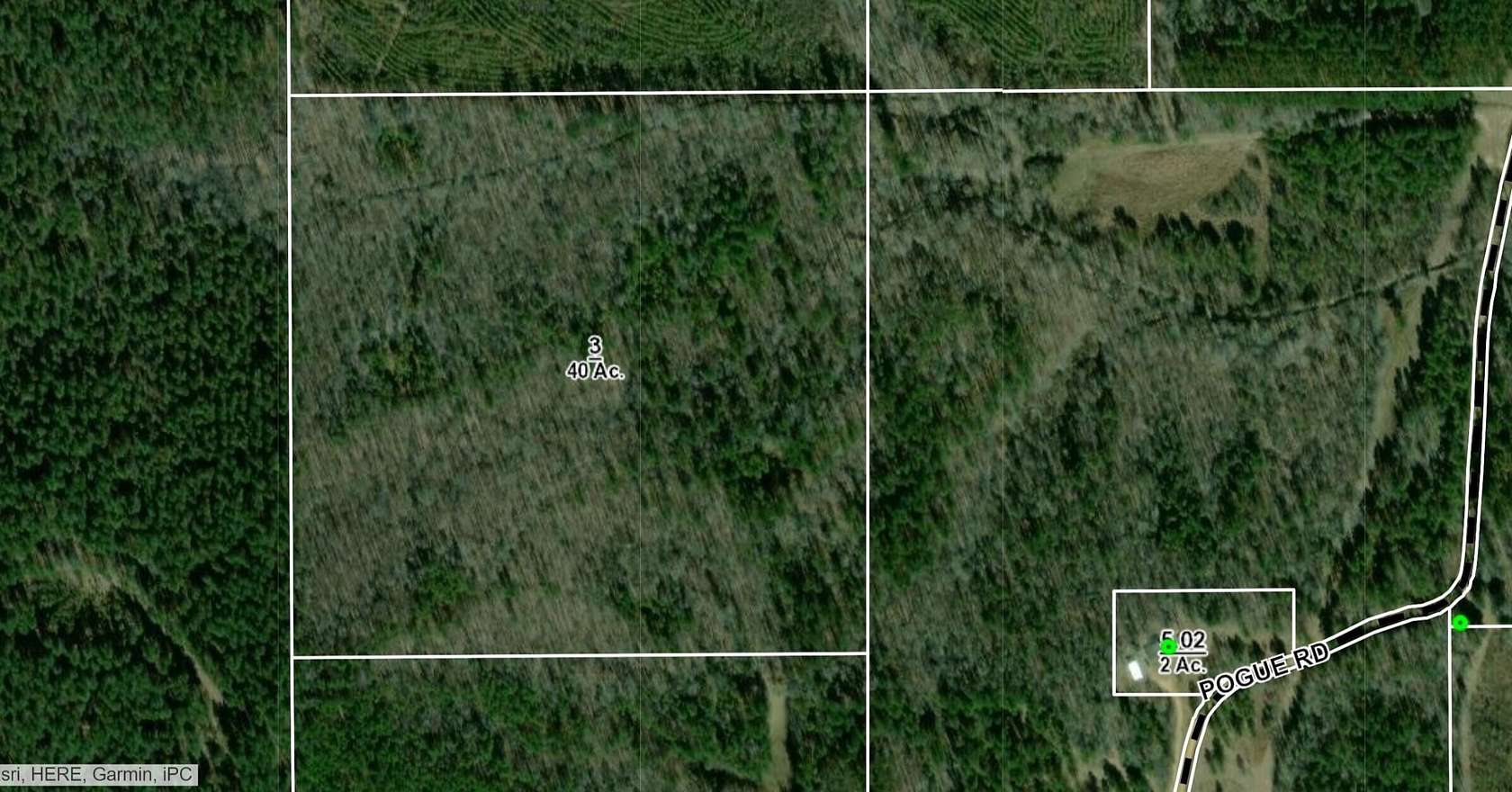 40 Acres of Recreational Land for Sale in Eupora, Mississippi