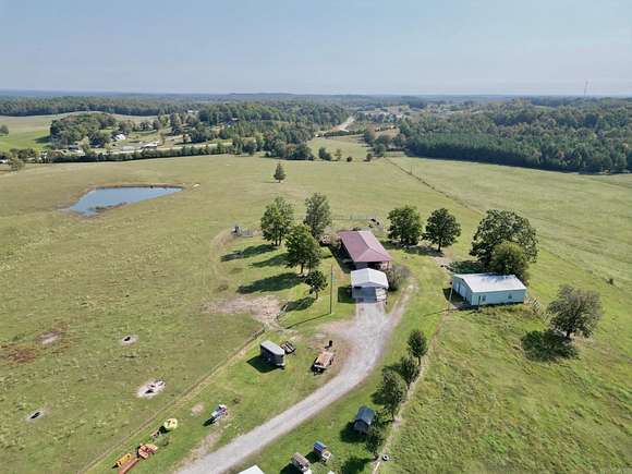 46.4 Acres of Agricultural Land with Home for Sale in Melbourne, Arkansas