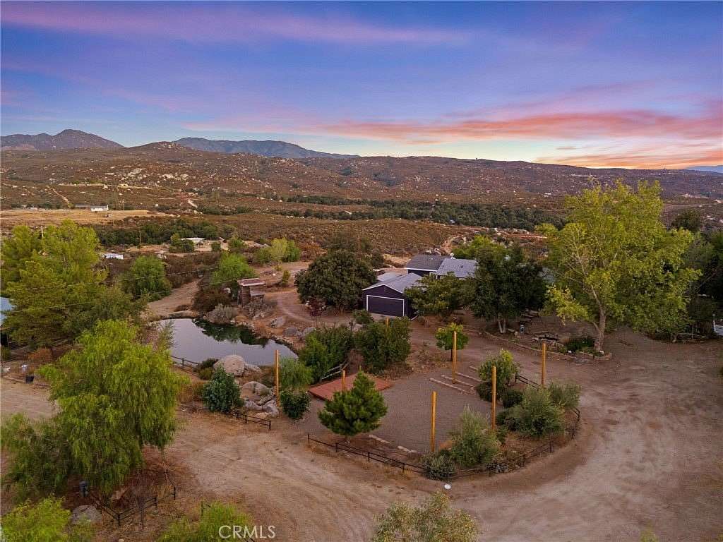 5 Acres of Land with Home for Sale in Hemet, California