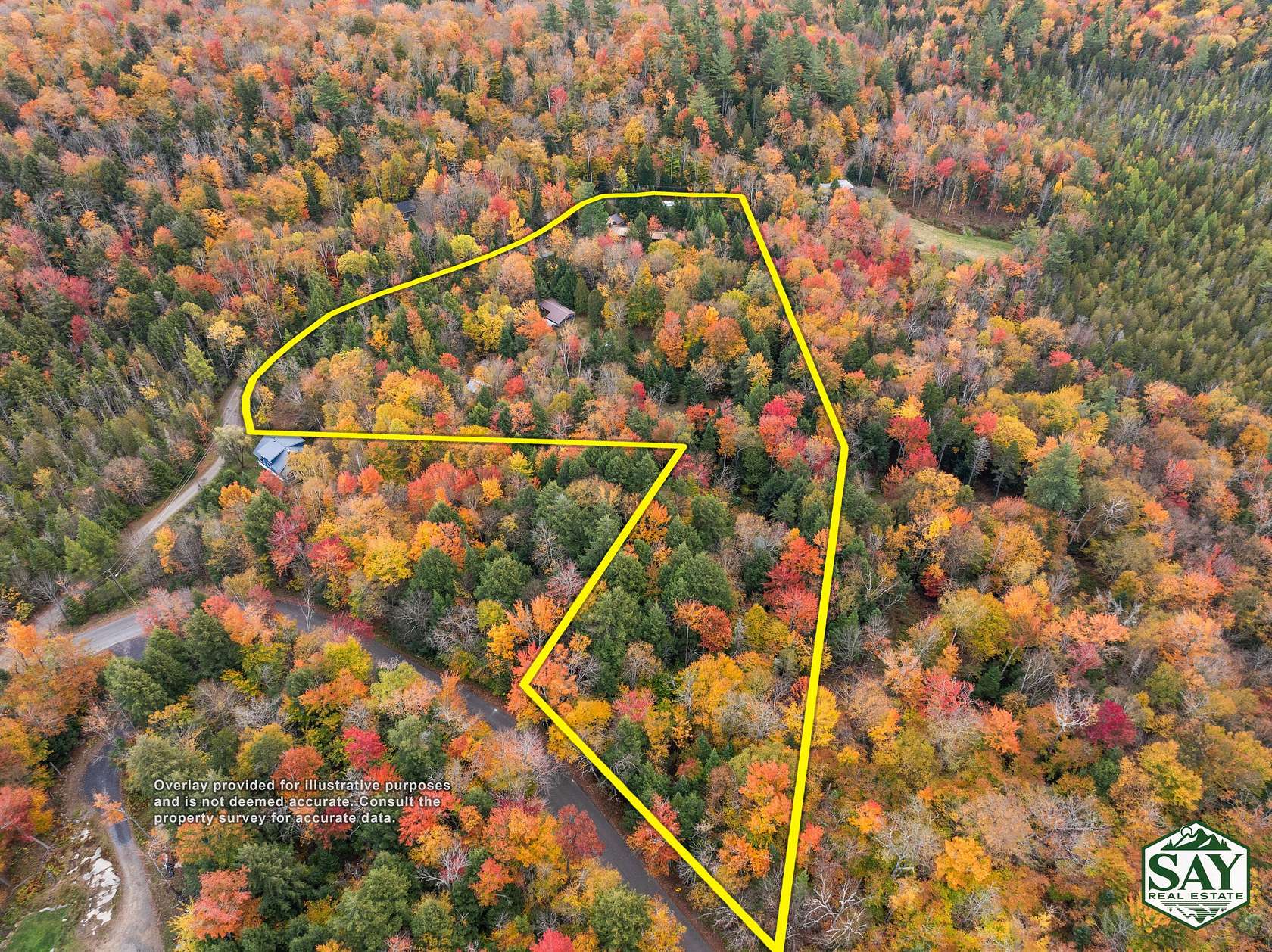 6.5 Acres of Residential Land with Home for Sale in Saranac Lake, New York