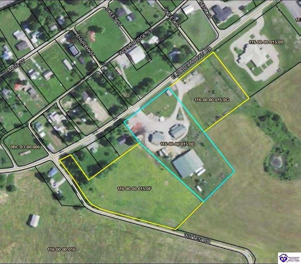 9.53 Acres of Improved Commercial Land for Auction in Big Clifty, Kentucky