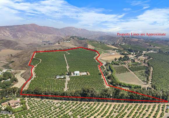 42.19 Acres of Agricultural Land with Home for Sale in Somis, California