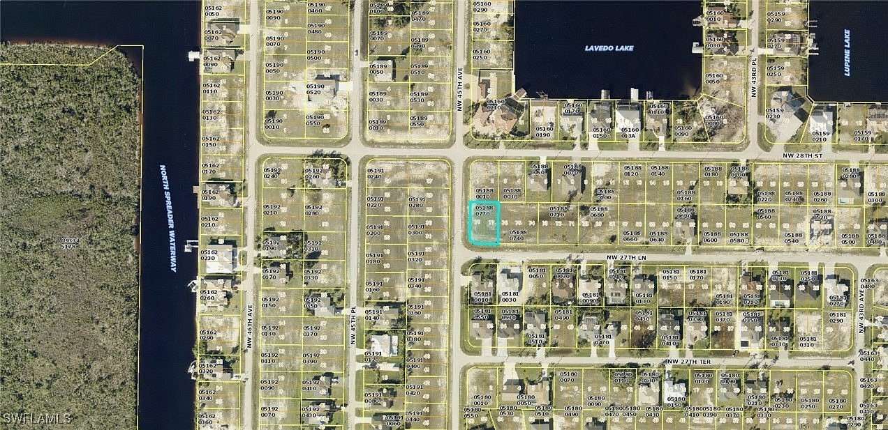 0.241 Acres of Residential Land for Sale in Cape Coral, Florida