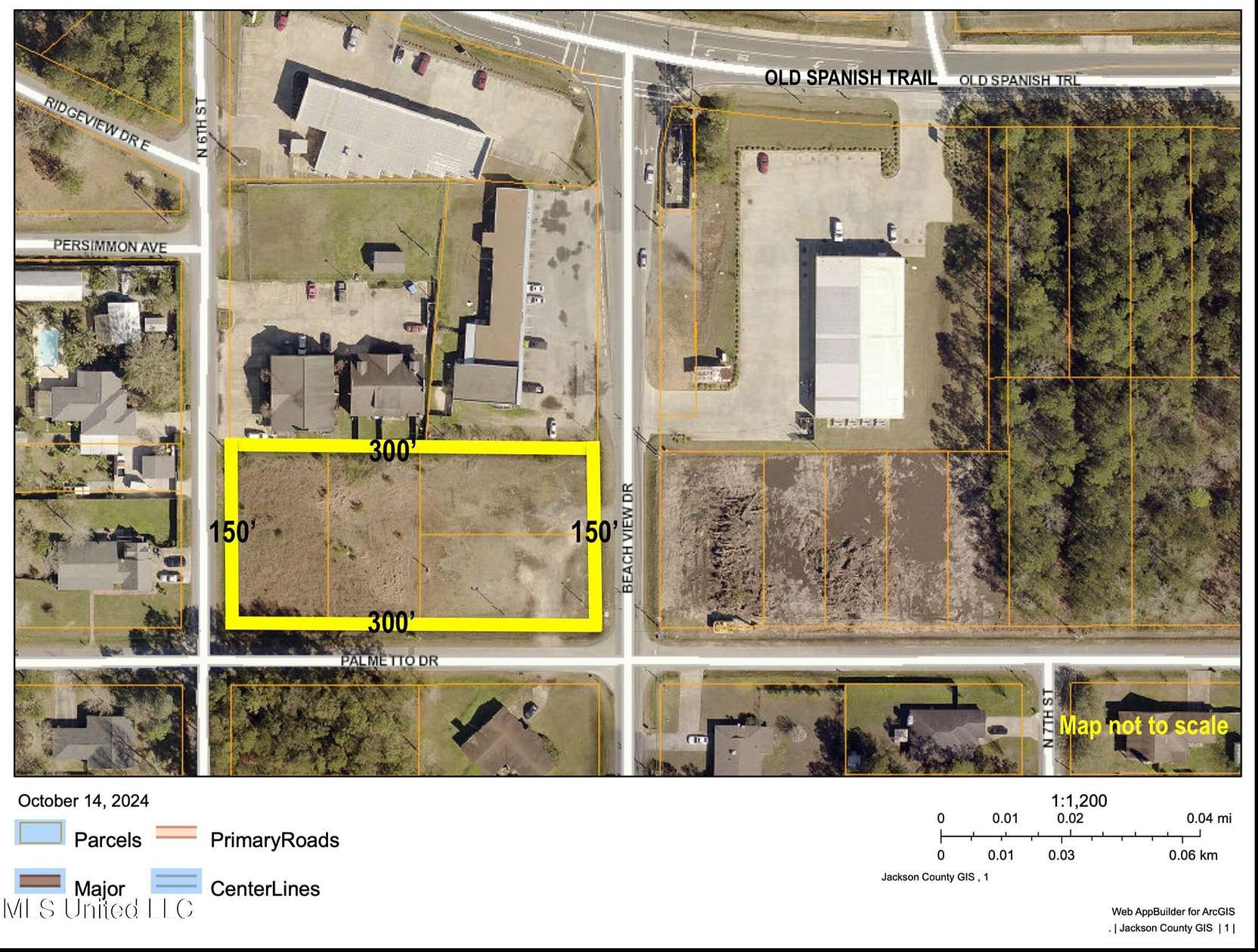 1.03 Acres of Commercial Land for Sale in Ocean Springs, Mississippi