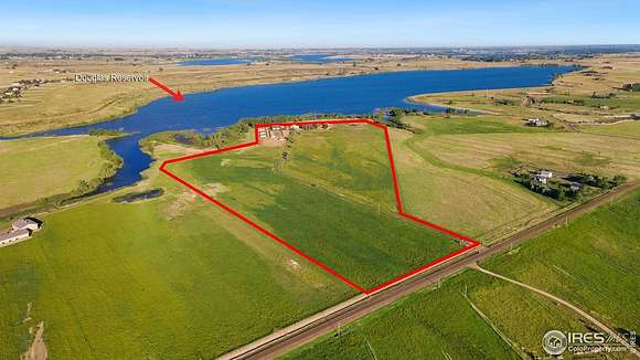 36 Acres of Agricultural Land with Home for Sale in Fort Collins, Colorado