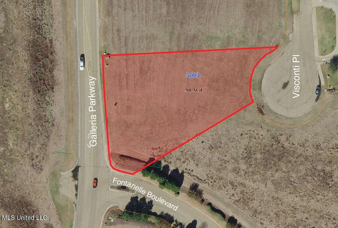 0.98 Acres of Commercial Land for Sale in Madison, Mississippi