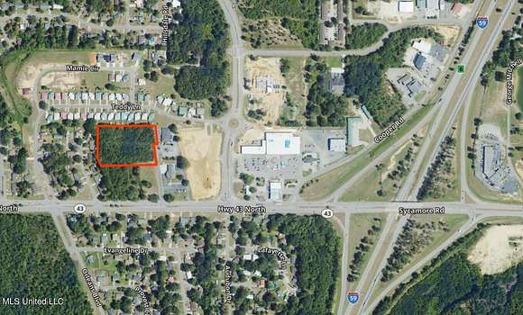 3.24 Acres of Commercial Land for Sale in Picayune, Mississippi