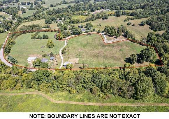 10.42 Acres of Land with Home for Auction in Gravel Switch, Kentucky