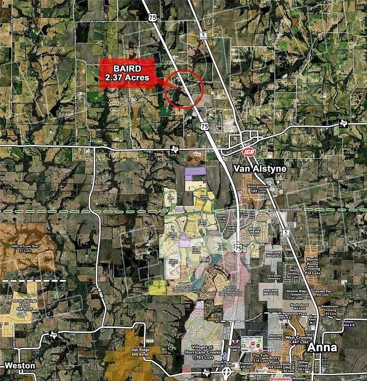 2.37 Acres of Land for Sale in Van Alstyne, Texas