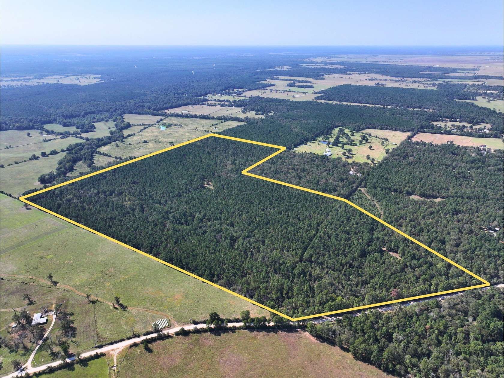 125 Acres of Recreational Land for Sale in Lovelady, Texas