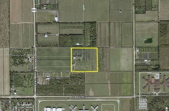 10 Acres of Agricultural Land for Sale in Homestead, Florida