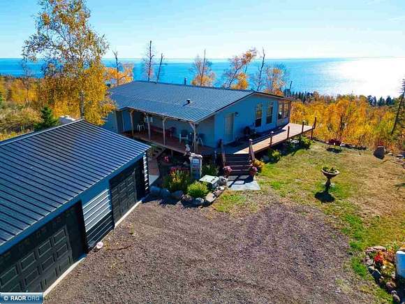 10 Acres of Recreational Land with Home for Sale in Silver Bay, Minnesota