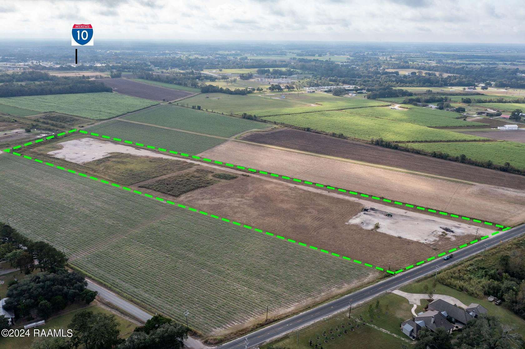 16.1 Acres of Commercial Land for Sale in Breaux Bridge, Louisiana