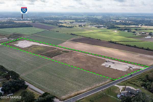 16.1 Acres of Commercial Land for Sale in Breaux Bridge, Louisiana