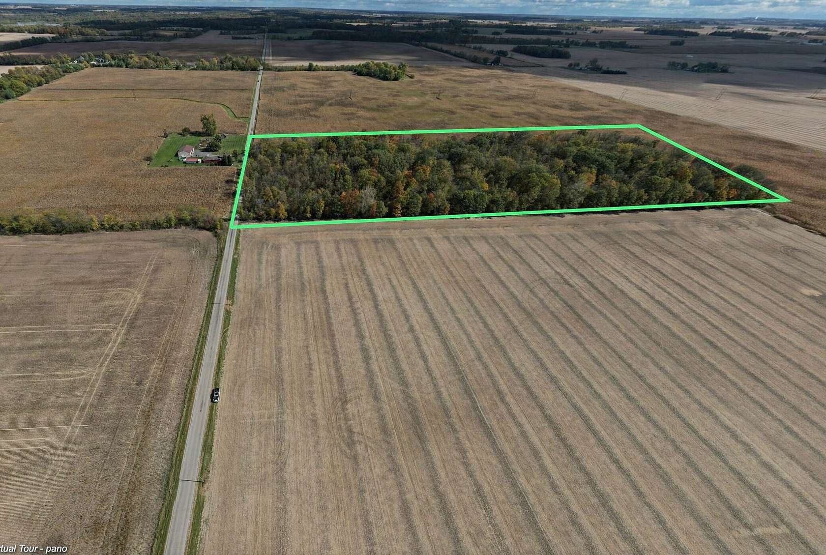 14.78 Acres of Recreational Land for Sale in La Fontaine, Indiana