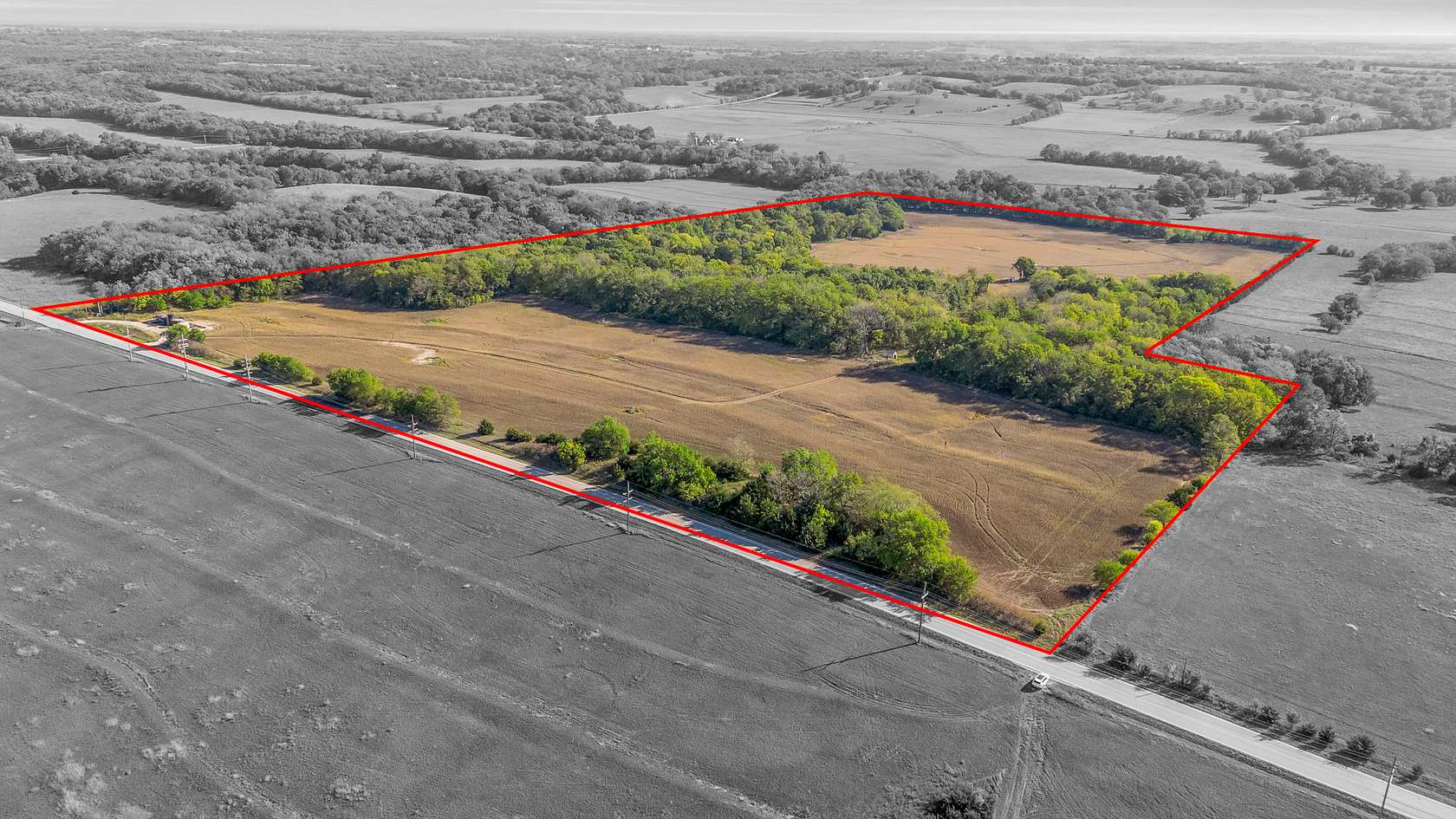 64.1 Acres of Agricultural Land for Sale in Paola, Kansas