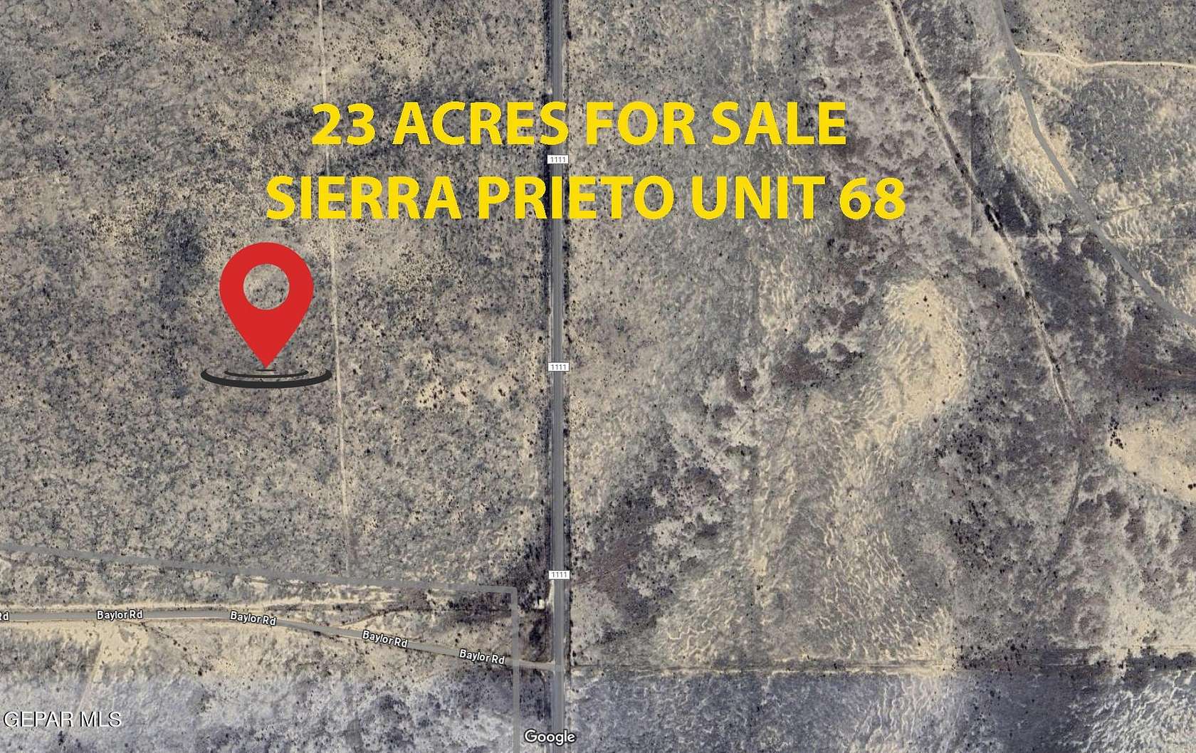 23 Acres of Recreational Land & Farm for Sale in Sierra Blanca, Texas