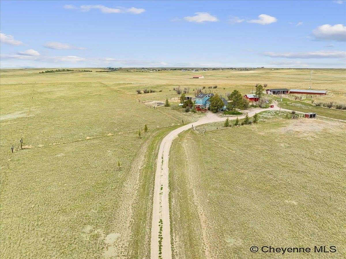 8.72 Acres of Land with Home for Sale in Cheyenne, Wyoming