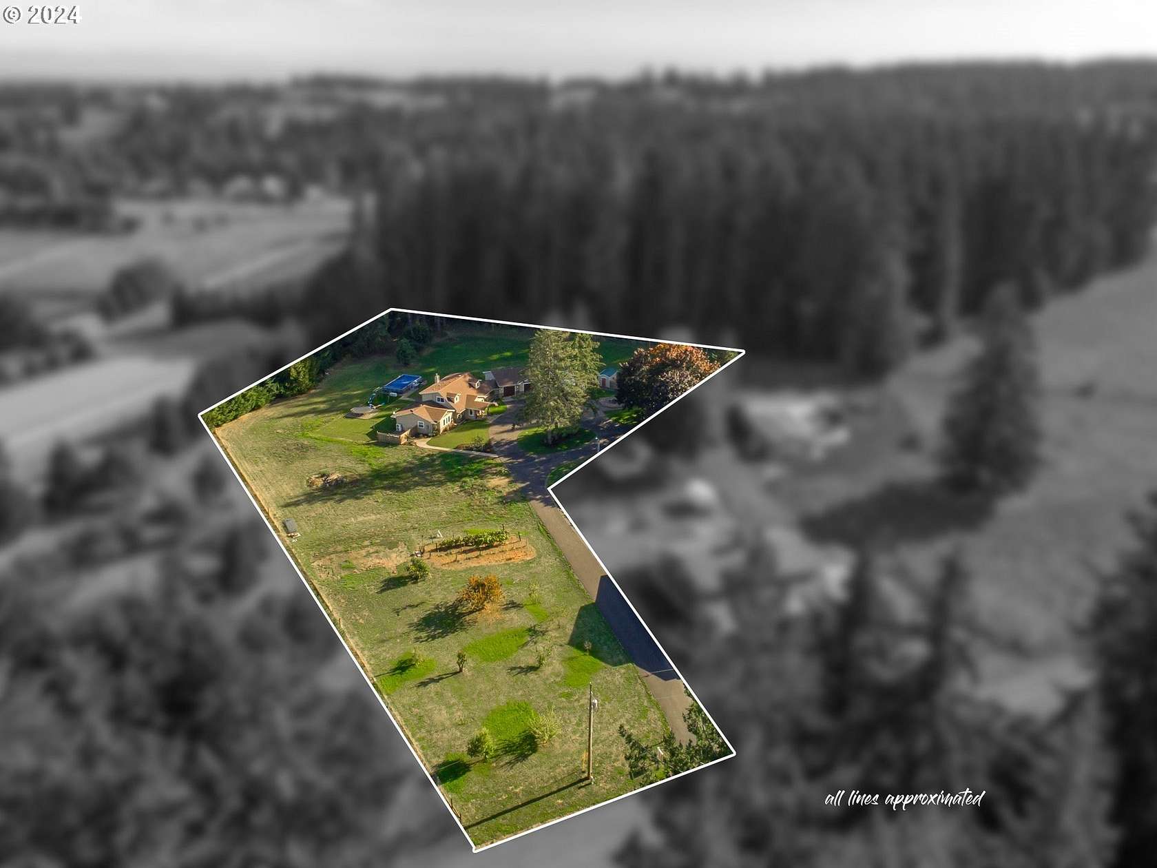 2.33 Acres of Residential Land with Home for Sale in Sherwood, Oregon