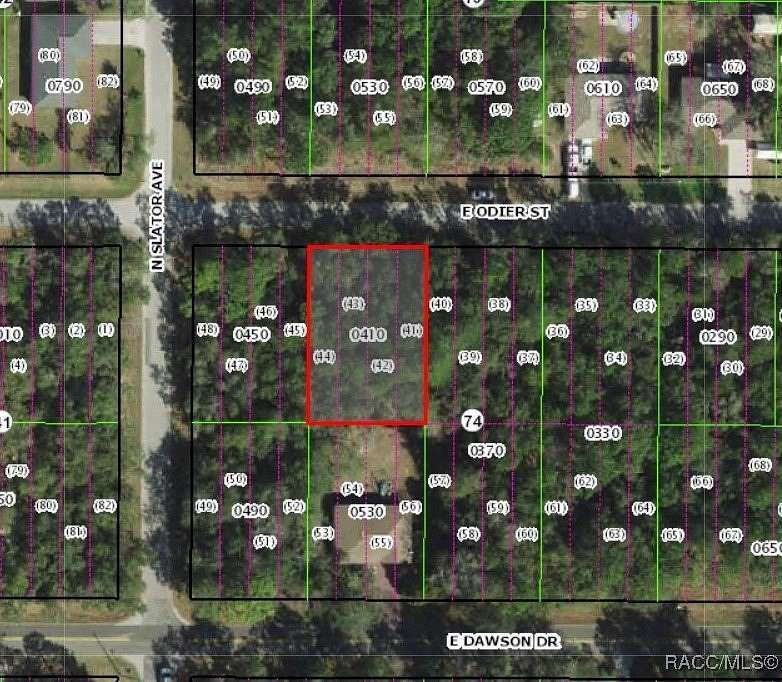 0.22 Acres of Residential Land for Sale in Inverness, Florida