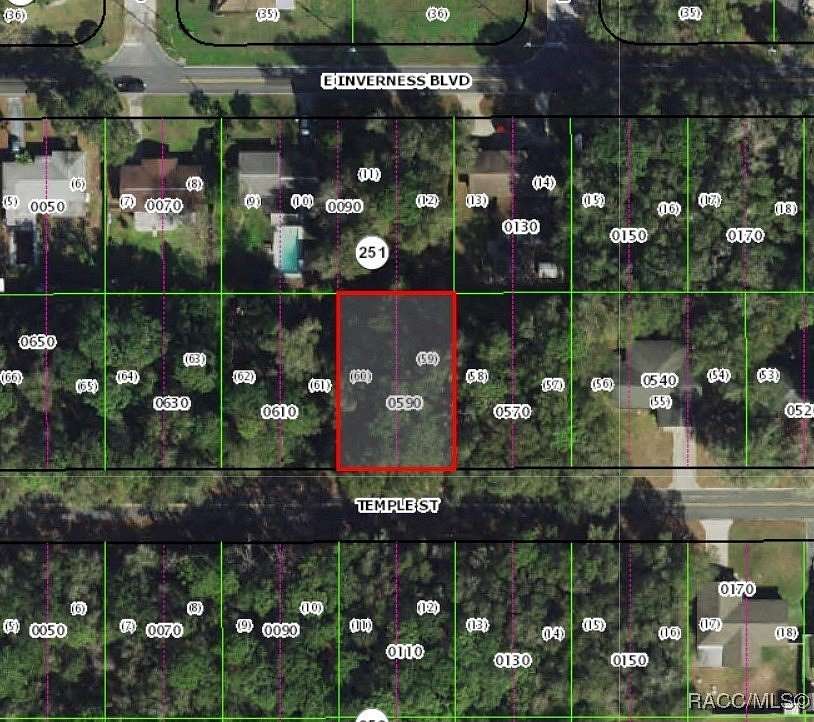 0.22 Acres of Residential Land for Sale in Inverness, Florida