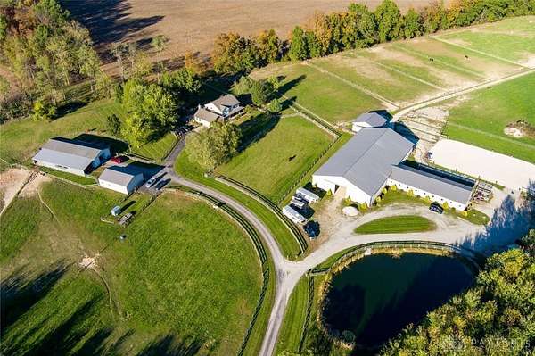 22.1 Acres of Agricultural Land with Home for Sale in Oregonia, Ohio