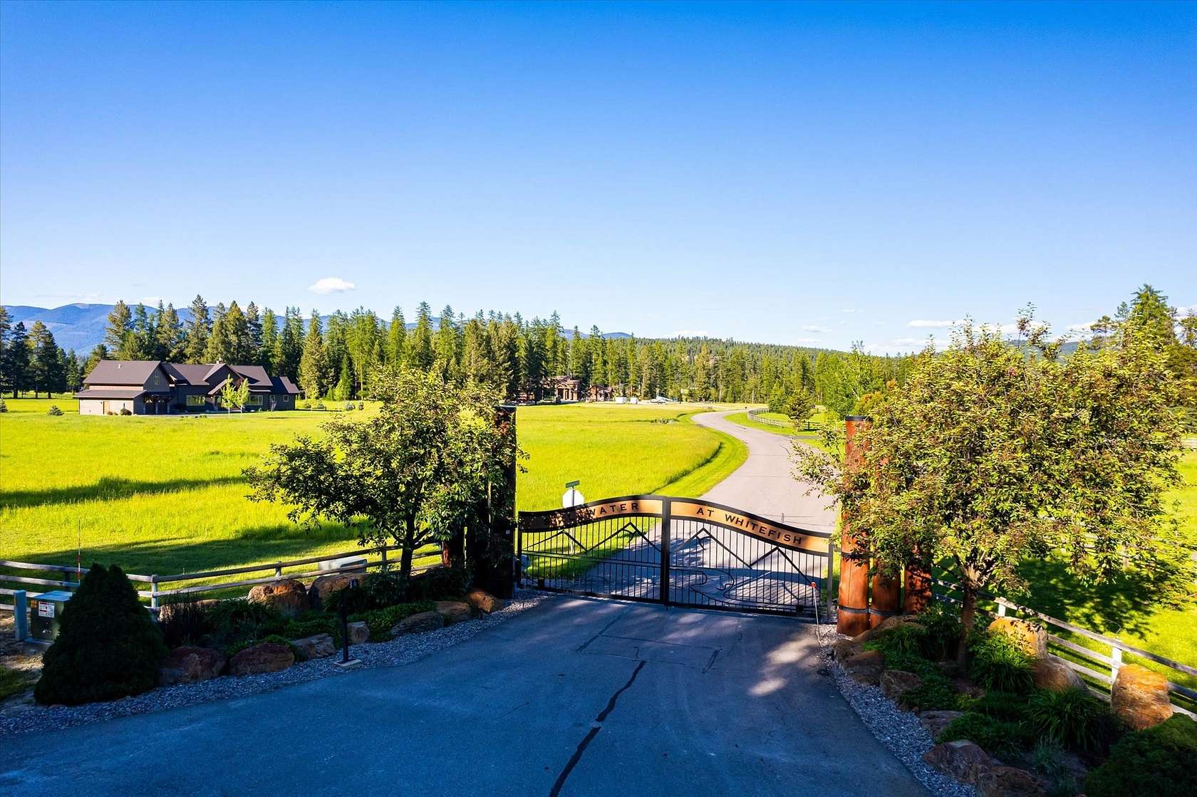 10.001 Acres of Land with Home for Sale in Whitefish, Montana