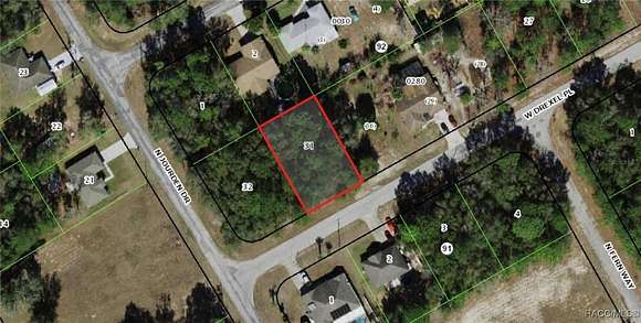 0.23 Acres of Residential Land for Sale in Citrus Springs, Florida