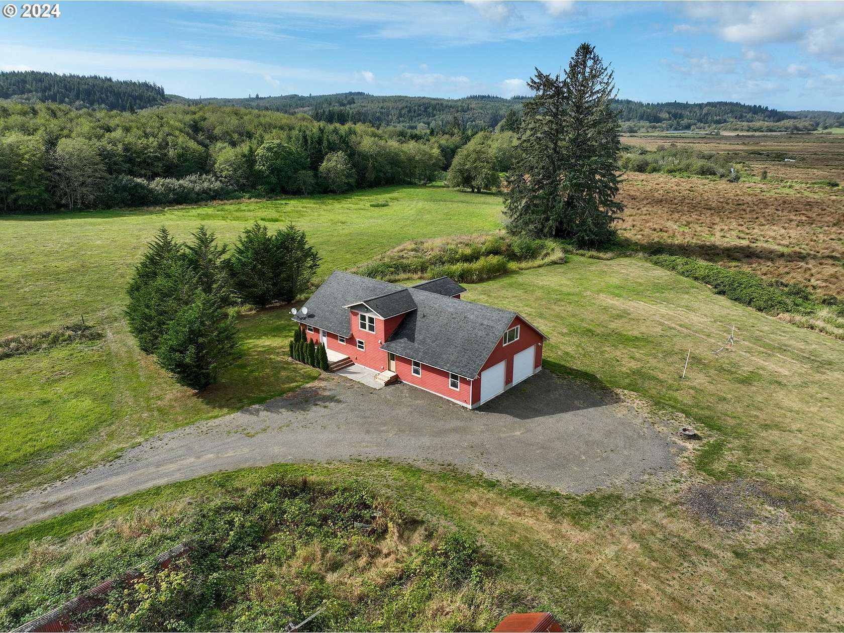 68.7 Acres of Agricultural Land with Home for Sale in Astoria, Oregon