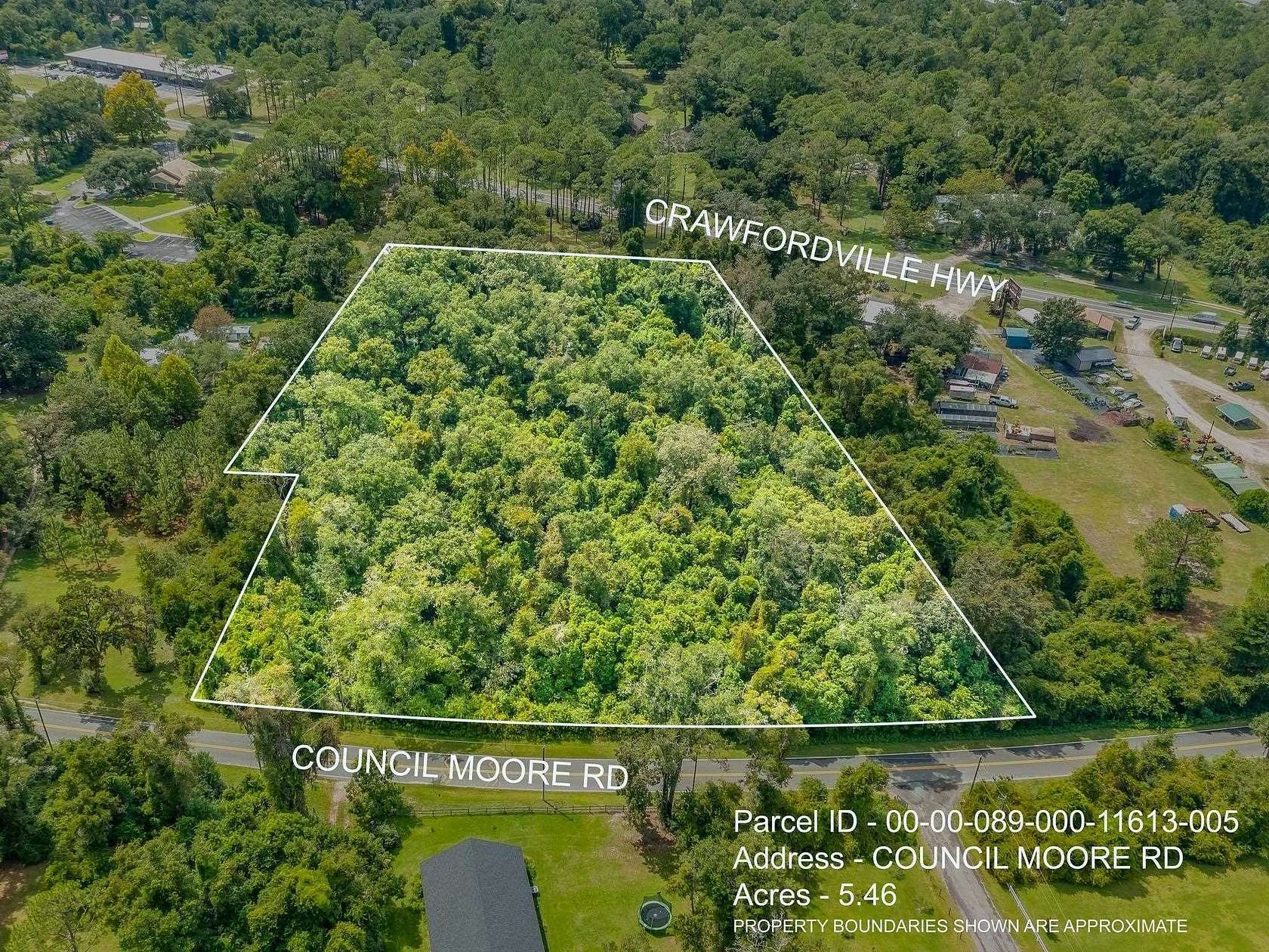 5.46 Acres of Commercial Land for Sale in Crawfordville, Florida