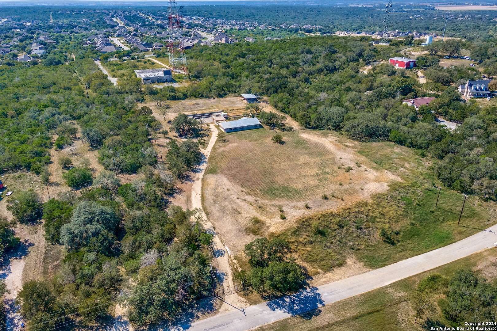 6 Acres of Residential Land with Home for Sale in San Antonio, Texas