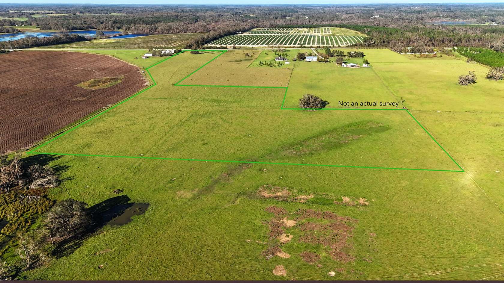 24 Acres of Recreational Land & Farm for Sale in Madison, Florida