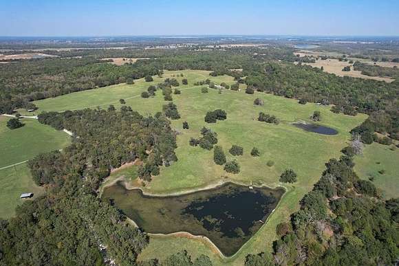 62.03 Acres of Agricultural Land with Home for Sale in Kerens, Texas