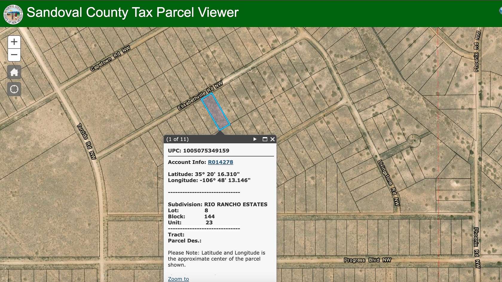 1.5 Acres of Land for Sale in Rio Rancho, New Mexico