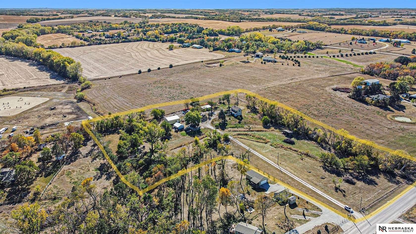 5.481 Acres of Residential Land with Home for Sale in Lincoln, Nebraska