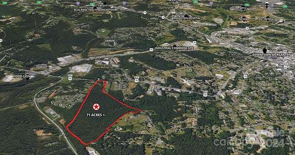 71 Acres of Mixed-Use Land for Sale in Morganton, North Carolina