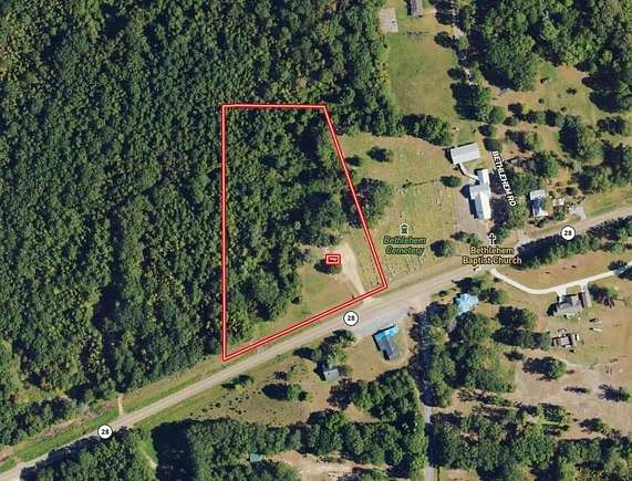 5 Acres of Residential Land for Sale in Pinola, Mississippi