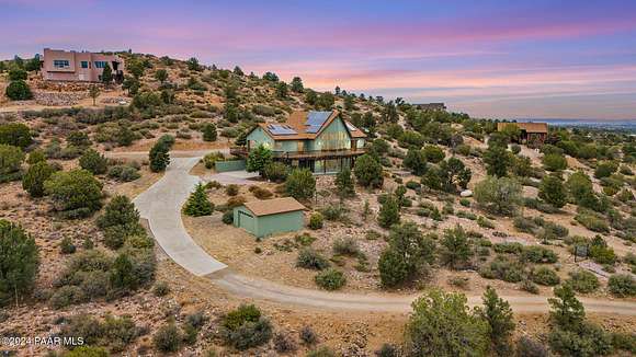 9.21 Acres of Residential Land with Home for Sale in Prescott, Arizona