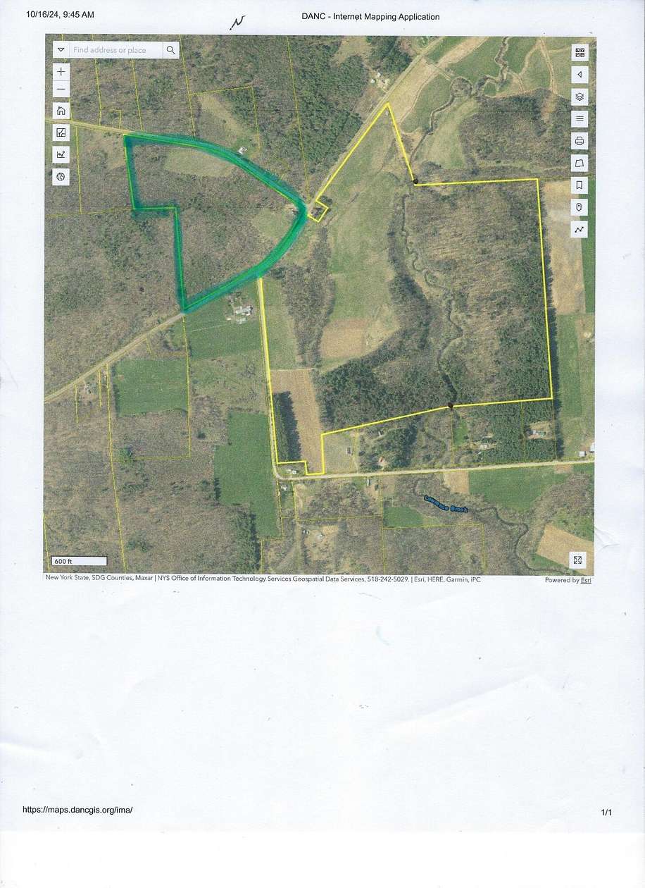 42 Acres of Recreational Land & Farm for Sale in Moira, New York